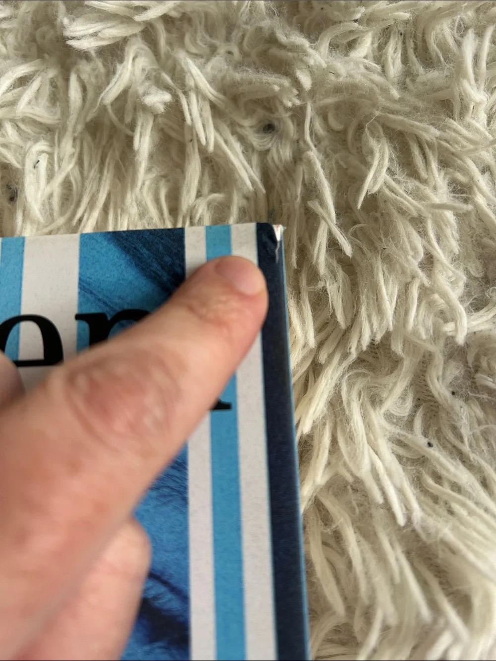 Anthem, a novel: by Noah Hawley — Red & Blue Striped Hardcover - Picture 4 of 6